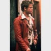 Fight Club Tyler Durden Leather Jacket For Sale