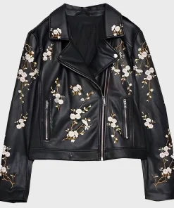 Find Me In Paris Lena Grisky Black Leather Jacket