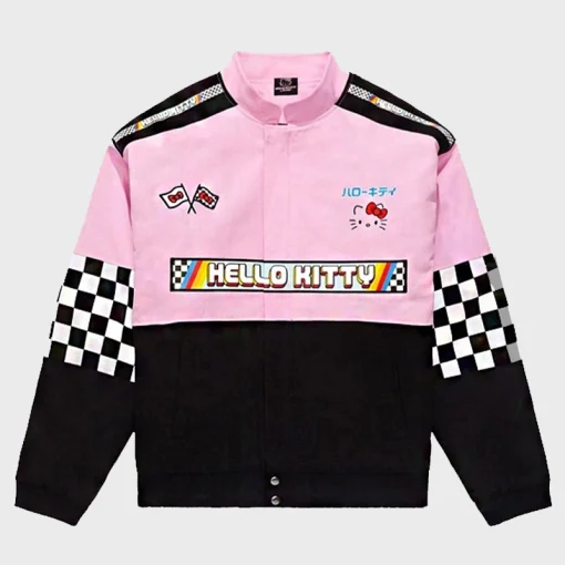 Trendy Hello Kitty Racing Jacket