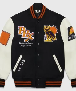 Trendy NBA Phoenix Suns Varsity Jacket