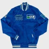 Seattle Seahawks 1976 Blue Varsity Jacket