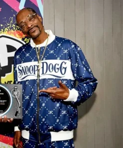 Snoop Dogg Hip Hop Tracksuit Blue