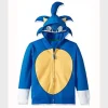 Sonic Cosplay Blue Hoodie