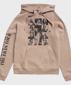 Taylor Swift The Eras Tour Taupe Brown Hoodie