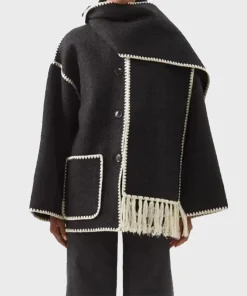 Women Toteme Scarf Jacket