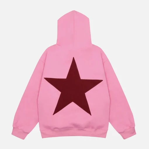 Aelfric Eden Star Pullover Pink Hoodie