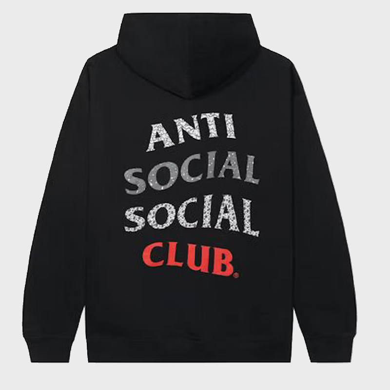 Pullover Anti Social Social Club Black Hoodie - Danezon