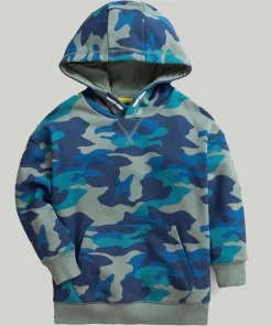 Pullover Blue Camo Hoodie