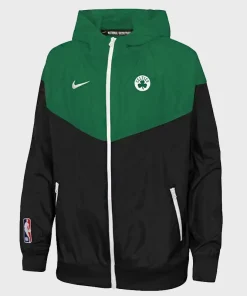 Trendy Boston Celtics Green Jacket