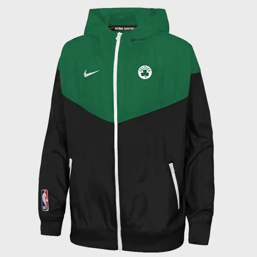 Trendy Boston Celtics Green Jacket