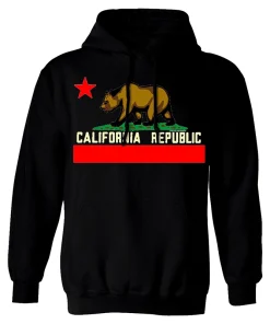 California Republic Black Hoodie
