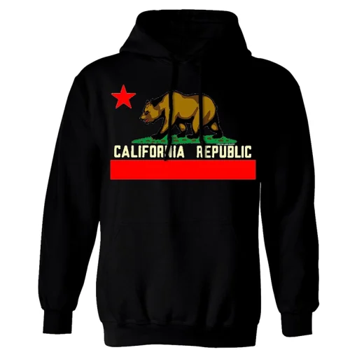 California Republic Black Hoodie