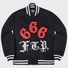 FTP Gino Varsity Black Jacket