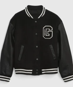 Black Gap Varsity Jacket