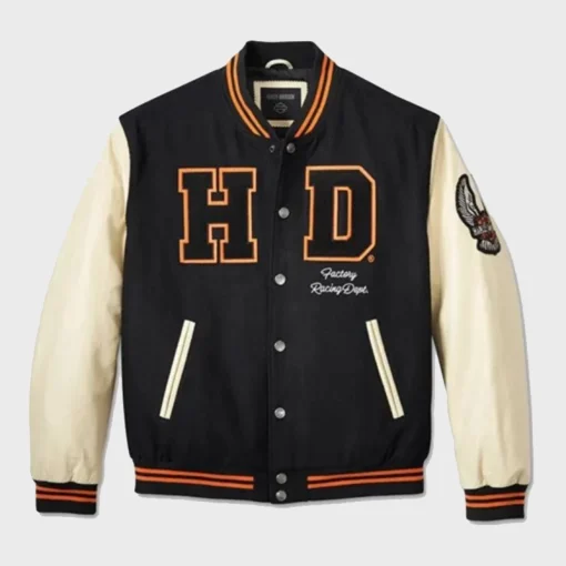 Unisex Harley Davidson 120th Anniversary Varsity Jacket