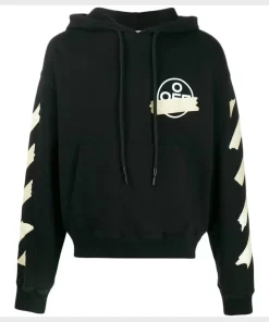 OFF-WHITE Tape Diag Arrows Hoodie For Sale