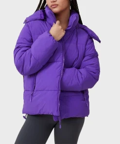 Unisex Puffer Jacket Purple