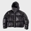 Trendt Vision Black Puffer Jacket For Unisex
