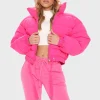Pink Puffer Jacket For Sale
