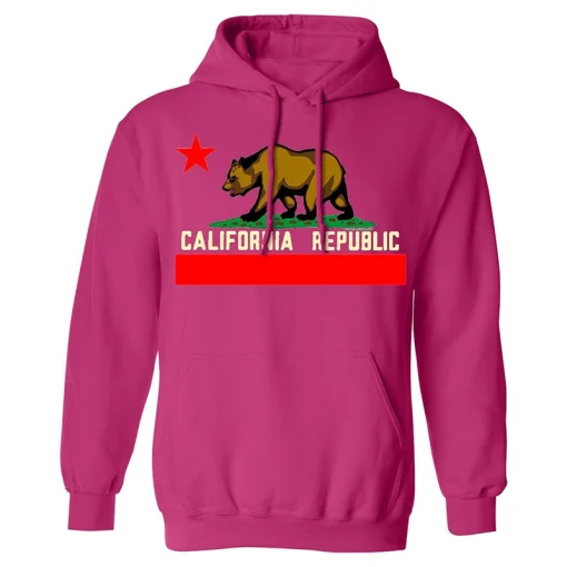 California Republic Pink Hoodie