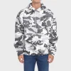 White Pullover Camo Hoodie