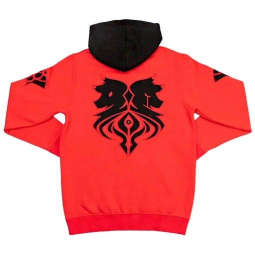 Red Aaron Lycan Pullover Hoodie