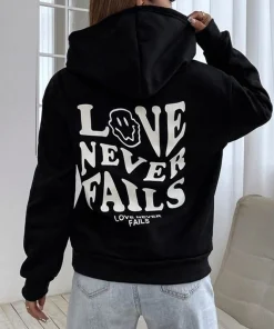 Love Never Fails Hoodie For Sale