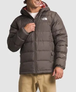 North Face Roxborough Luxe Hooded Jacket Brown