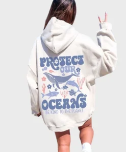 Protect Our Oceans Hoodie Oversized