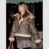 NYC Brown Shearling Taylor Swift Jacket