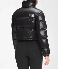 Womens Black The North Face Cropped Jacket