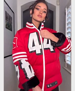 Kristin Juszczyk 49ers Puffer Jacket