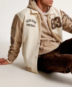 Echo Park Football Abercrombie And Fitch Varsity Jacket