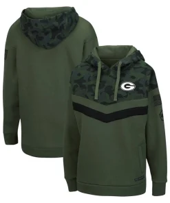 Georgia Bulldogs Military Hoodie Green