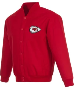 Kansas City Chiefs Varsity Jacket Red