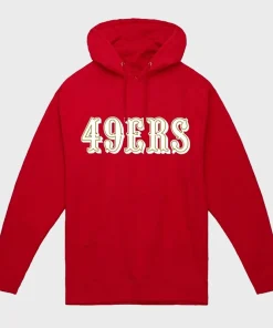 Red 49ers Hoodie