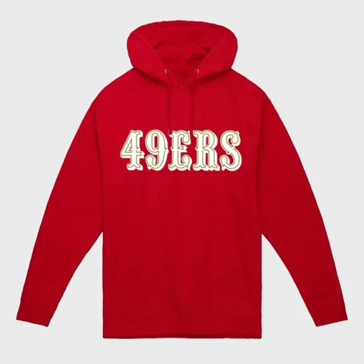 Red 49ers Hoodie