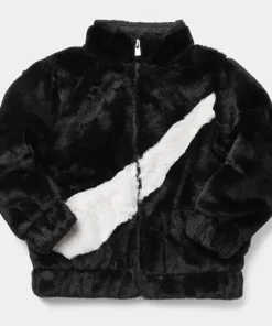 Nike Fur Jacket Black