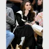 Selena Gomez Leather Trench Coat