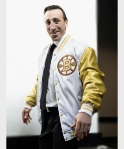 Brad Marchand 1000th Game Ceremony Jacket For Sale