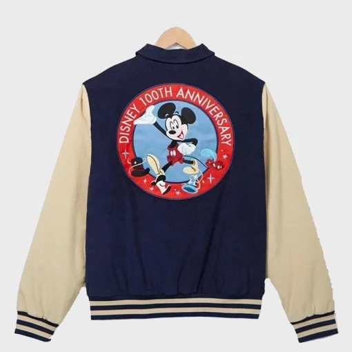 Trendy Mickey Mouse Disney Varsity Jacket