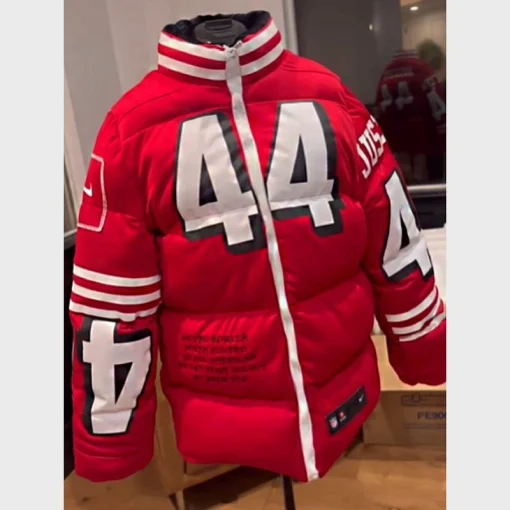 Kristin Juszczyk San Francisco 49ers Puffer Jacket