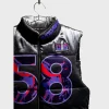 Kristin Juszczyk Super Bowl LVIII Puffer Black Vest