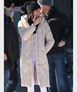 Meghan Markle Quilted Maxi Jacket Coat