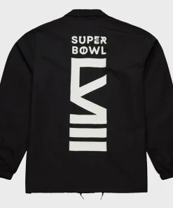 Super Bowl LVIII Usher Black Coaches Jacket