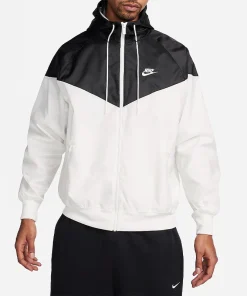Black And White Nike Windrunner Jacket