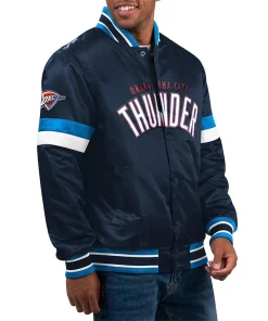 Oklahoma City Thunder Satin Jacket