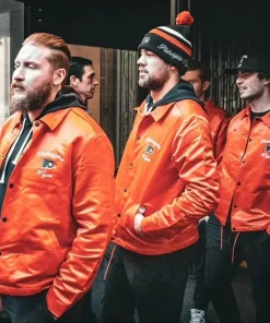 NHL 2024 Philadelphia Flyers Coaches Orange Jacket