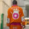 Ben Affleck Super Bowl Orange Dunkin Donuts Jacket