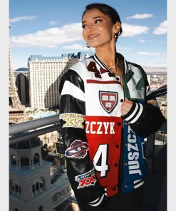 Kristin Juszczyk Super Bowl LVIII Jacket
